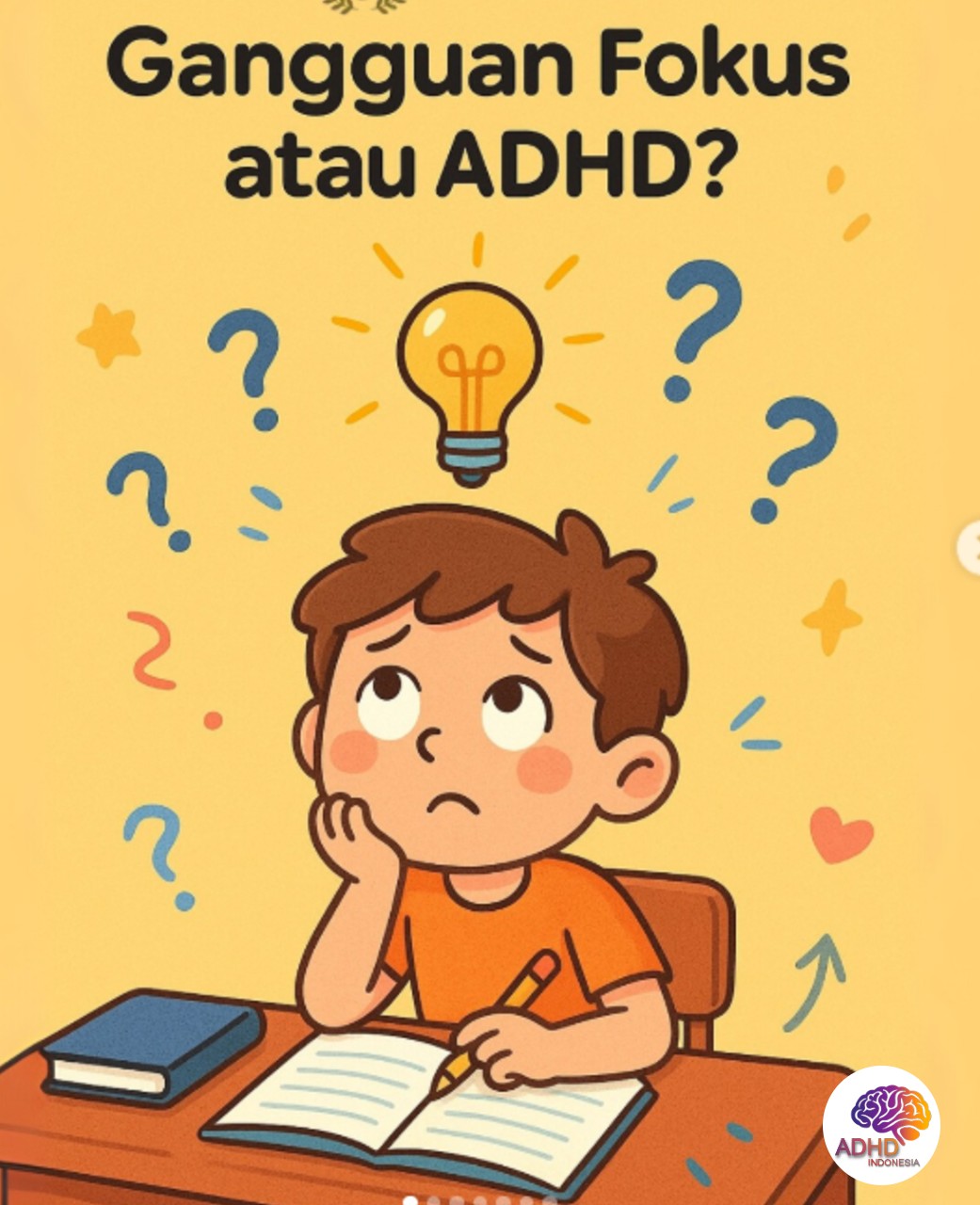 ADHD dan Kesulitan Fokus Anak: Edukasi untuk Keluarga di Kabupaten Kotabaru